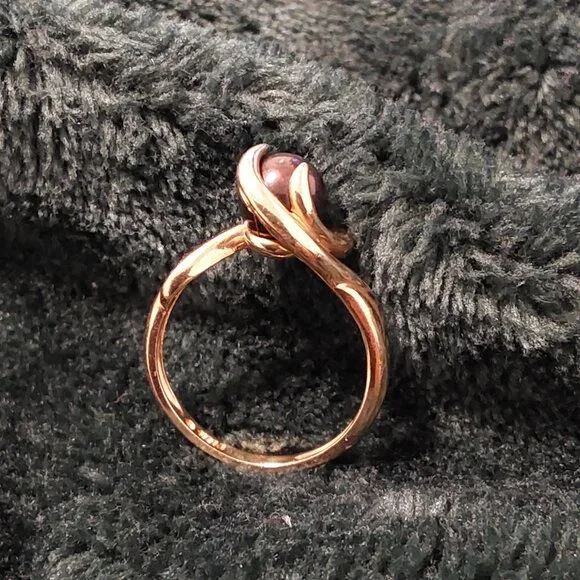 TAHITIAN PEARL14 KT. GOLD RING, VINTAGE 1990 BEAUTIFUL RING - Picture 13 of 15